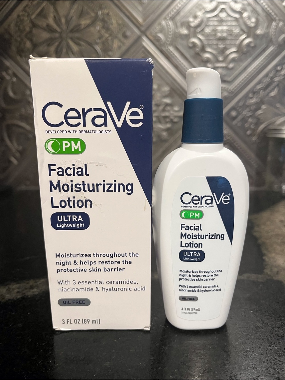 CeraVe PM Facial Moisturizing Lotion - Normal to Dry Skin